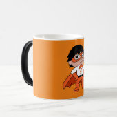 Super Boy Action Hero Magische Mok (Voorkant links)