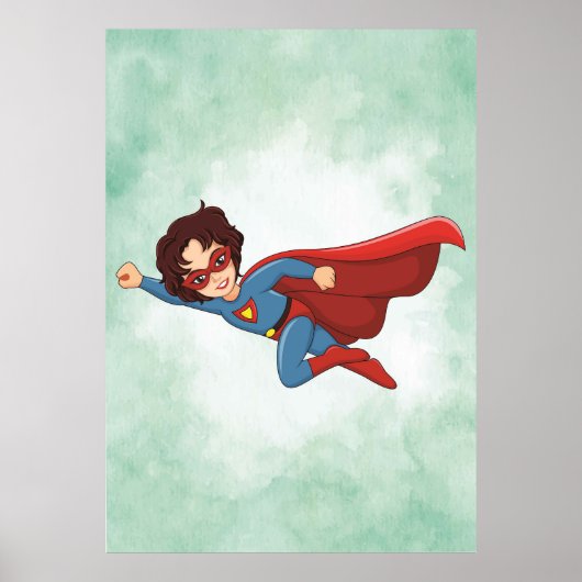 Super Boy Adventure Poster - Leuke Kinder Factory (Voorkant)