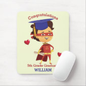 Super Boy Congrats 5th grade Muismat (Met muis)