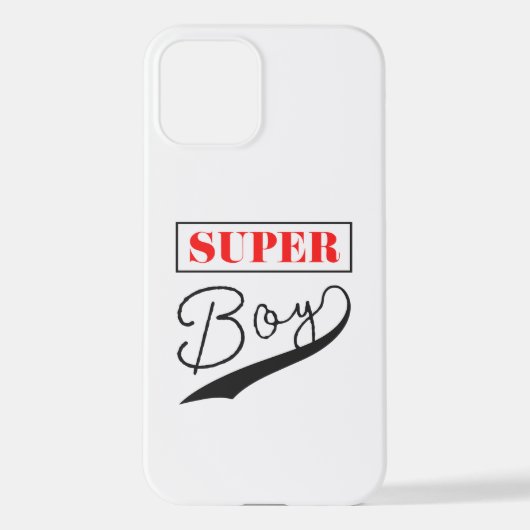 Super Boy iPhone Hoesje (Achterkant)