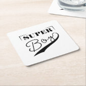 Super Boy Kartonnen Onderzetters (Schuin)