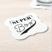 Super Boy Kartonnen Onderzetters (Gekanteld)