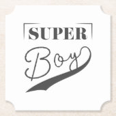 Super Boy Kartonnen Onderzetters (Voorkant)