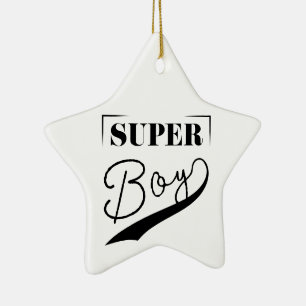 Super Boy Keramisch Ornament