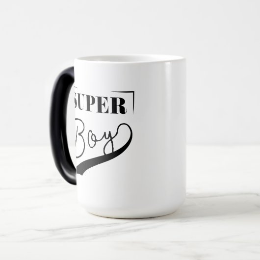 Super Boy Magische Mok (Voorkant links)