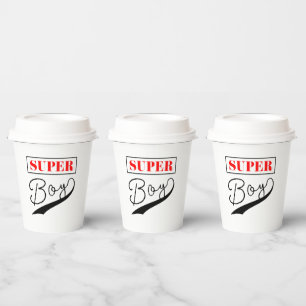 Super Boy Papieren Bekers