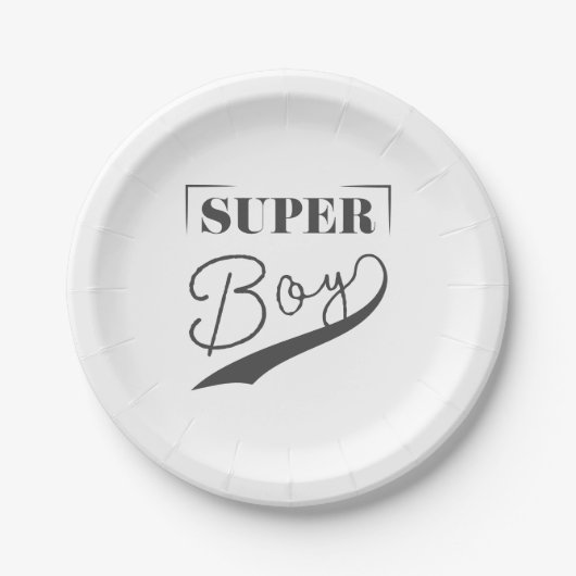 Super Boy Papieren Bordje (Voorkant)