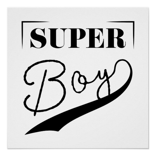 Super Boy Perfect Poster (Voorkant)