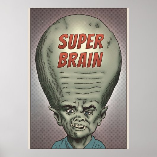 Super Brain Poster (Voorkant)