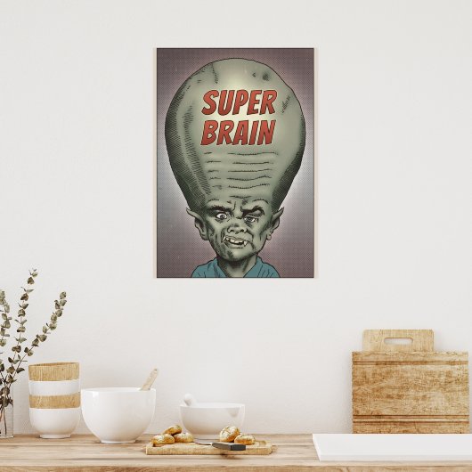 Super Brain Poster (Keuken)