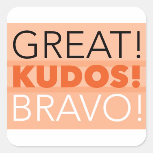 Super ! Bravo ! Bravo ! Sticker, Sticker (Devant)