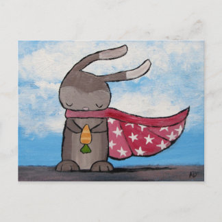 Super Bunny Briefkaart