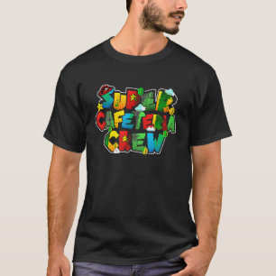 Super Cafeteria Crew Retro Kleurrijk T-shirt Voor 