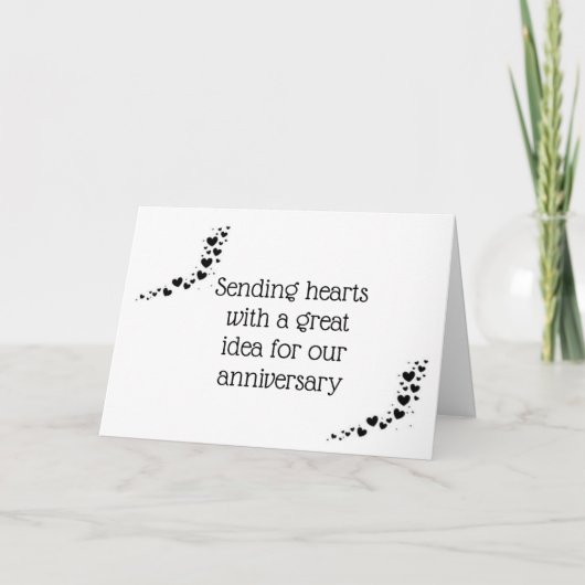 SUPER CARTE ANNIVERSAIRE "ROMANTIQUE" POUR LUI (Devant)