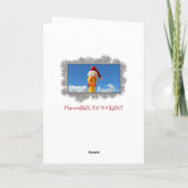 Super carte de Noël au poulet! (Dos)