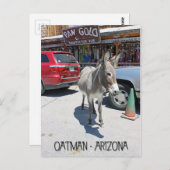 Super Carte Postale Oatman ! (Devant / Derrière)