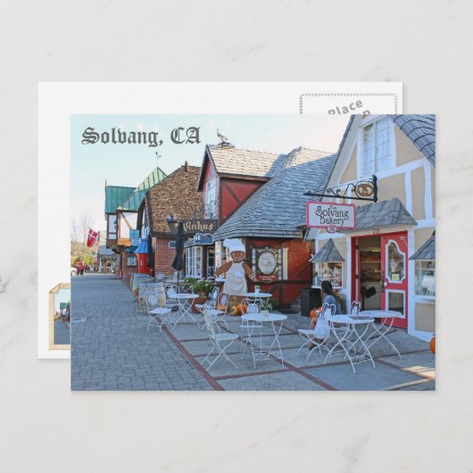 Super carte postale Solvang ! (Devant / Derrière)