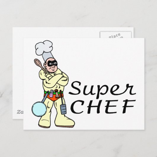 Super Chef Briefkaart (Voorkant / Achterkant)
