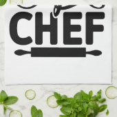 Super Chef Keuken Schort met Gereedschap Theedoek (Gevouwen)