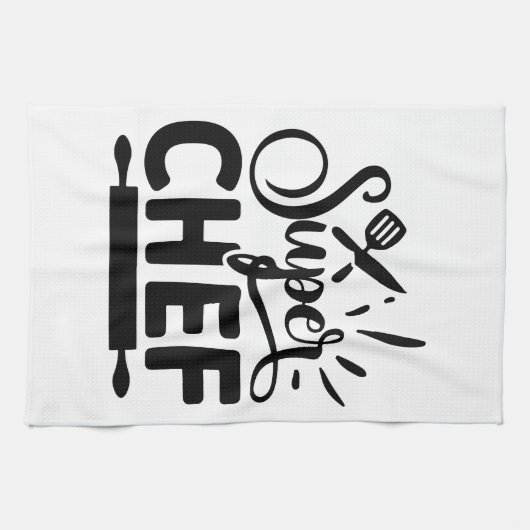 Super Chef Keuken Schort met Gereedschap Theedoek (Horizontaal)