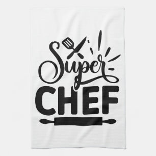 Super Chef Keuken Schort met Gereedschap Theedoek