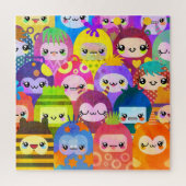 Super Colorful Kawaii Monsters Legpuzzel (Verticaal)