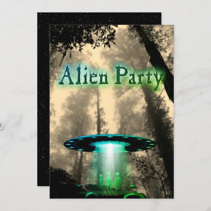 Super Cool Alien et Invitation du parti UFO