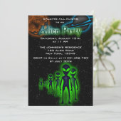 Super Cool Alien et Invitation du parti UFO (Debout devant)