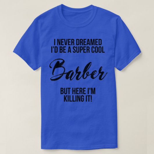 Super Cool Barber T-shirt (Design voorkant)