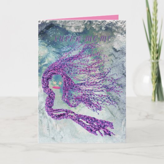 Super cool carte mère jour cheveux rose inclus (Devant)