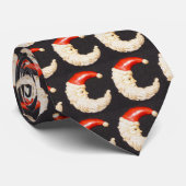 Super Cool Classic Round Santa Claus Cravate (Roulé)