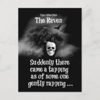 Super Cool Edgar Allan Poe is de Raven Halloween