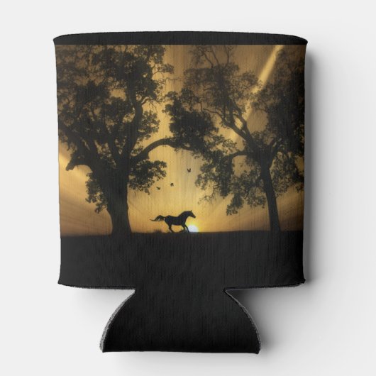 Super Cool Galloping Free Horse Koelbox Blikjeskoeler (Achterkant)