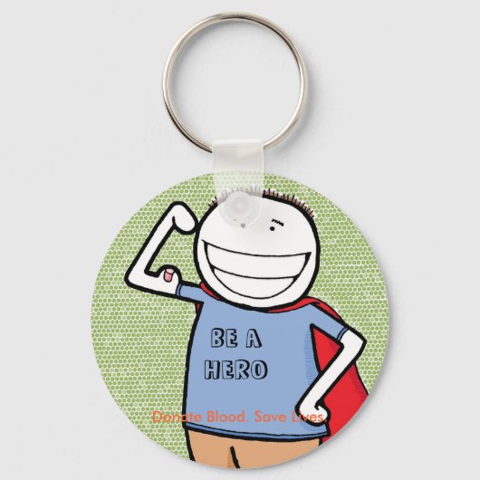 Super Cool Guy Sleutelhanger (Voorkant)