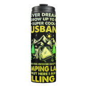 Super Cool Husband van Camping Lady Funny Camper Thermosbeker (Voorkant)