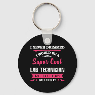 Super Cool Lab-technicus Sleutelhanger