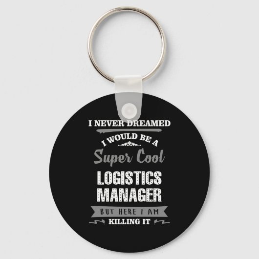 Super Cool Logistics Manager Sleutelhanger (Voorkant)