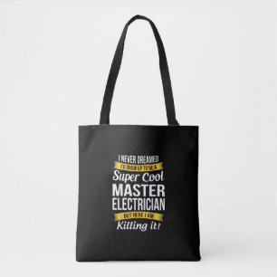 Super Cool Master Electricia Funny Gift Draagtas