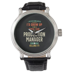 Super Cool Production Manager Horloge