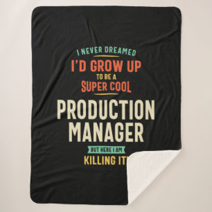 Super Cool Production Manager Sherpa Deken