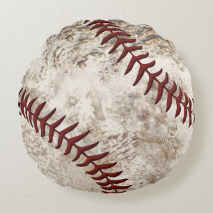 Super Cool Round Dirty Baseball Pillow voor jongen Rond Kussen