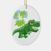 Super Cool T-Rex keramisch Ornament (Rechts)