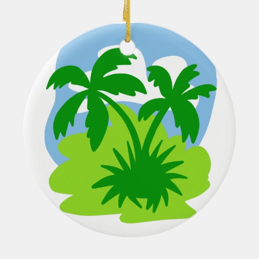 Super Cool T-Rex keramisch Ornament (Achterkant)