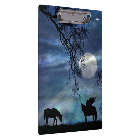 Super Cool Unicorn en Pegasus Klembord (Rechts)