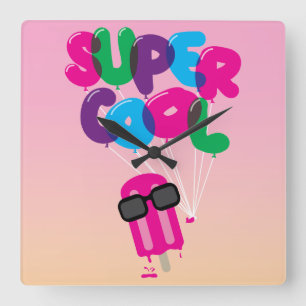 Super Cool Vierkante Klok