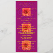 Super Cool Wedding-programma Programma (Voorkant)