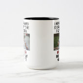 Super coole kleinzoon die het doodt met aangepaste tweekleurige koffiemok (Center)