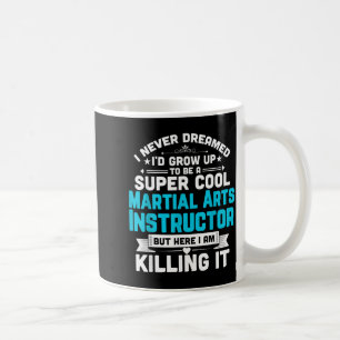 Super Coole Martial Arts Instructeur Grappige Lera Koffiemok