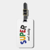 Super coole papa bagagelabel (Voorkant verticaal)