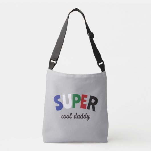 Super coole papa crossbody tas (Voorkant)